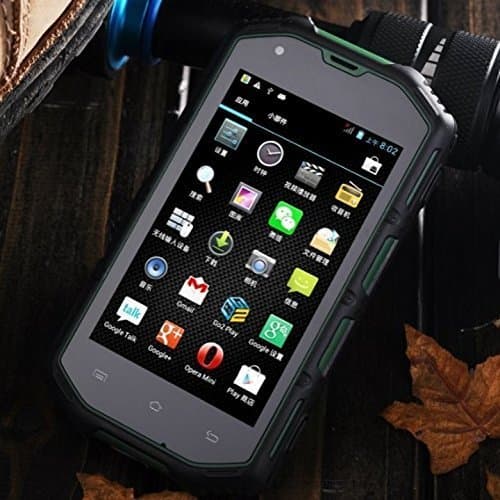 Hummer H5 3g Smartphone Invtepy Ip68 Waterproof Shockproof Dustproof GPS Unlocked Smart Phone 4.0" Capacitive Screen (H5-Green)
