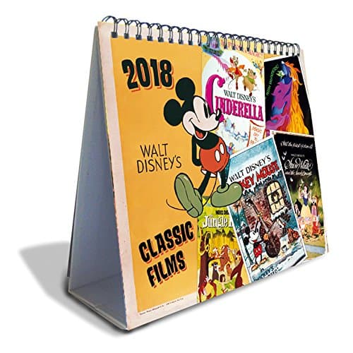 Calendar Desktop Deluxe 2018 Disney Adult