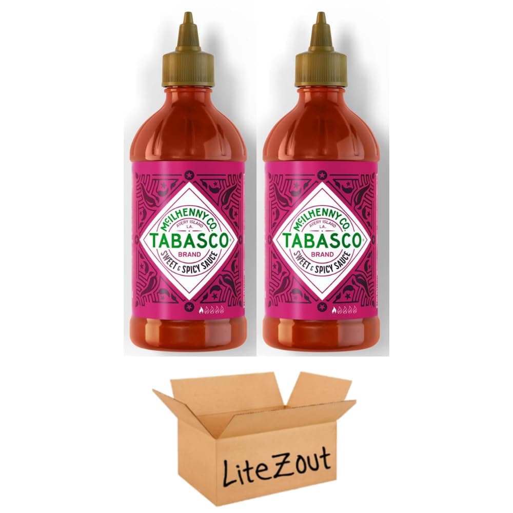 Tabasco Sweet and Spicy Sauce, 11 oz (Pack of 2), by Litezout