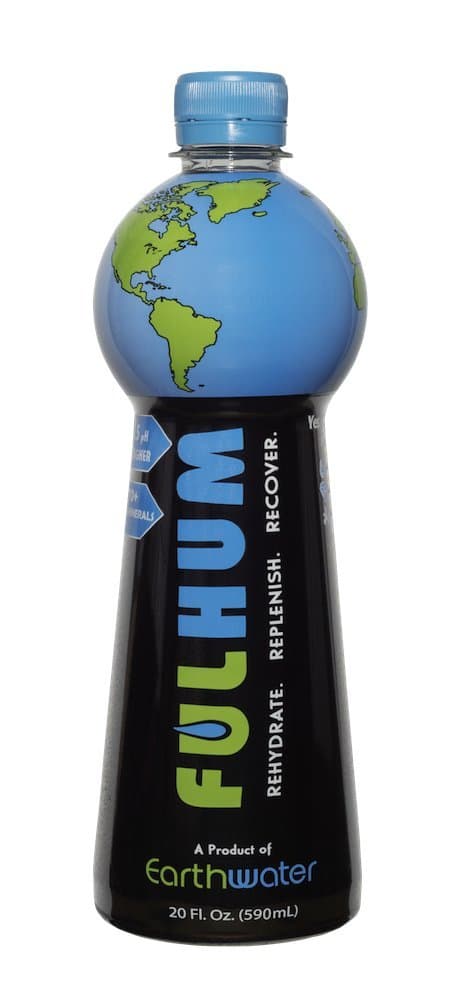 FulHum by EarthWater - All-Natural Black Alkaline Water with Powerful Antioxidants, Electrolytes & 70+ Trace Minerals that absorb & hydrate Faster & Better than plain water! (4, 20oz Bottles)