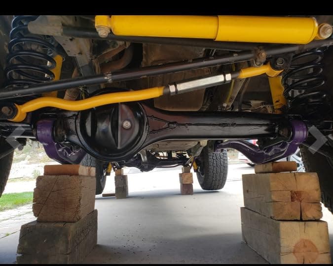 Machter Front & Rear Adjustable Panhard Rod Bar Fit for Toyota Landcruiser HZJ80 HDJ80 FJ80 HZJ105 HZJ100 1999-2007