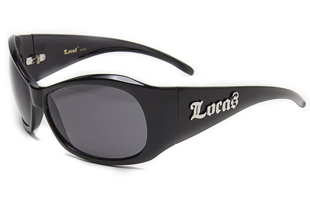 Locas Eyewear Black Sunglasses + Free Micro Fiber Bag