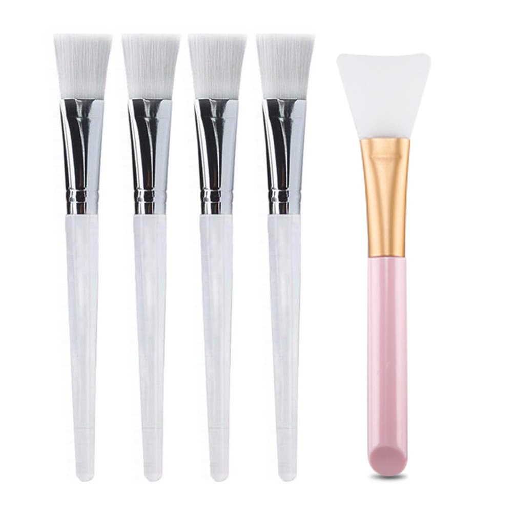Face Mask Brush- Professional Mask Mud Brush Tools, Soft bristles Facial Mask Brushes, Silicone Facial Mask Brush Mask Applicator for Applying Facial Mask
