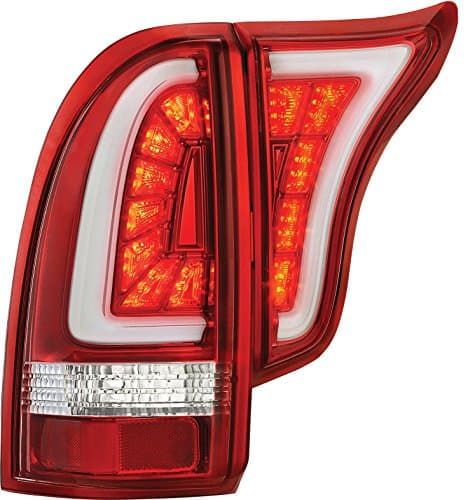 Torcia Auto for Toyota Tacoma 05-15 4PCS LED Tail lights, Clear Lens & Red Housing (TYPE CR)