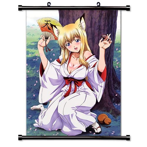 Our Home's Fox Deity (Wagaya no Oinarisama) Anime Fabric Wall Scroll Poster (16 x 23) Inches.[WP]-Our-6