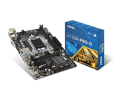 MSI H110M PRO-D, H110, DualDDR4-2133, SATA3, DVI, USB 3.1, mATX