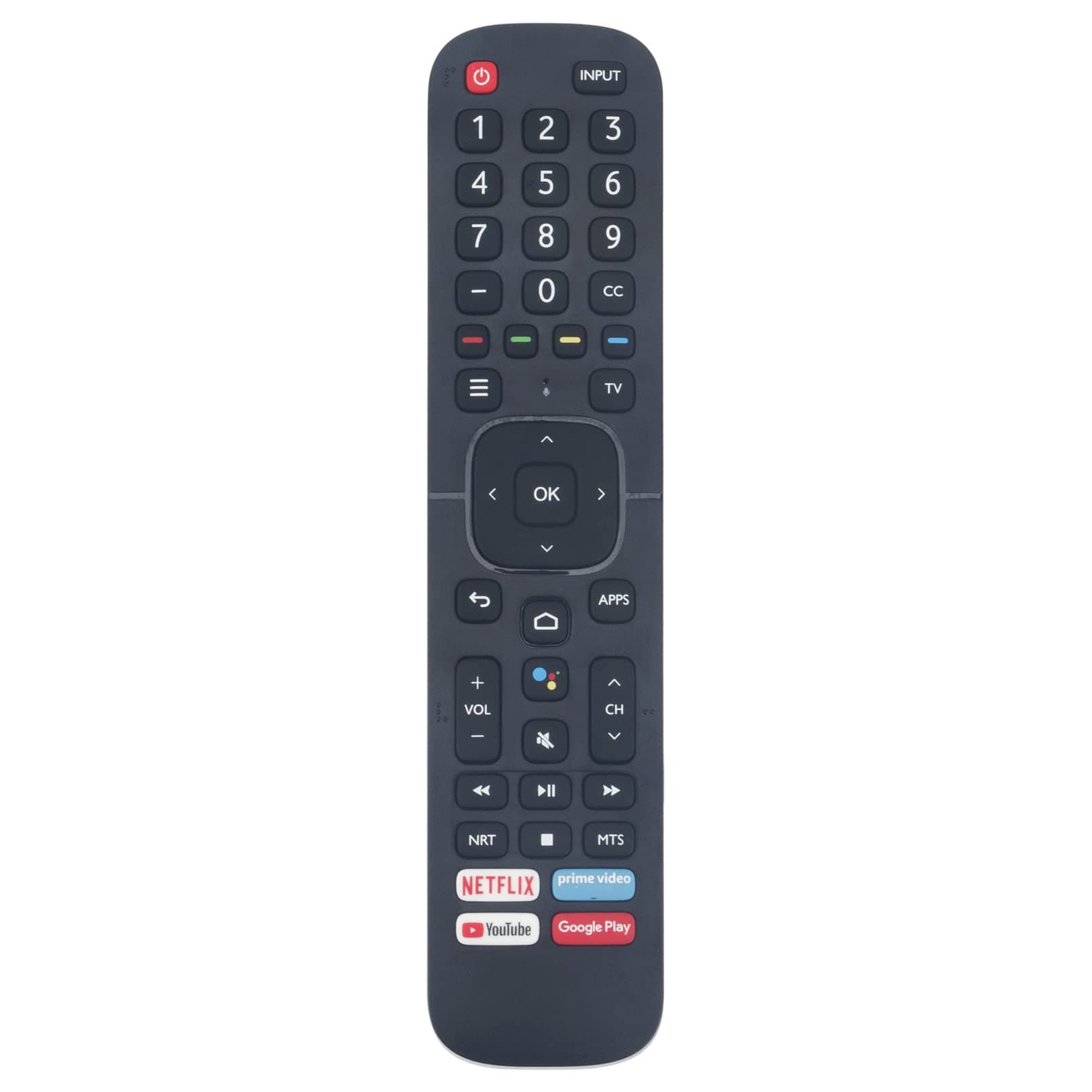 Beyution ERF2K60H Voice Remote Control fit for Hisense TV HU75A6860FUW 58A6100FU HU75A6170FUWA HU70A6109FUWA HU85A6881FUWA HU55U6FUW HU50A6109FUWA HU55A6109FUWA HU65A6109FUWA HU43A6109FUWA HU65U6FUW