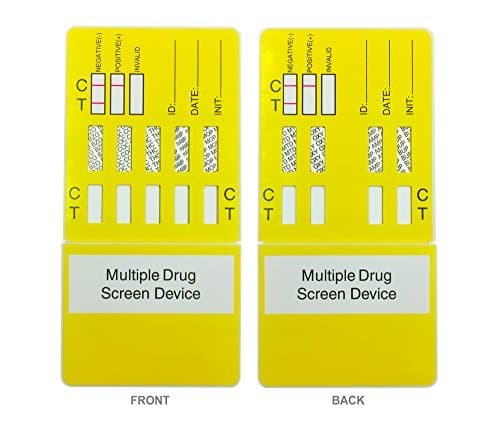 5 Pack UCP Biosciences 9 Panel Drug Test Dip with OXY - Testing Instantly for 9 Different Drugs: (THC), (COC), (OXY), (MOP), (mAMP), (AMP), (MTD), (BUP), (BZO) #U-DOA-394 (5)