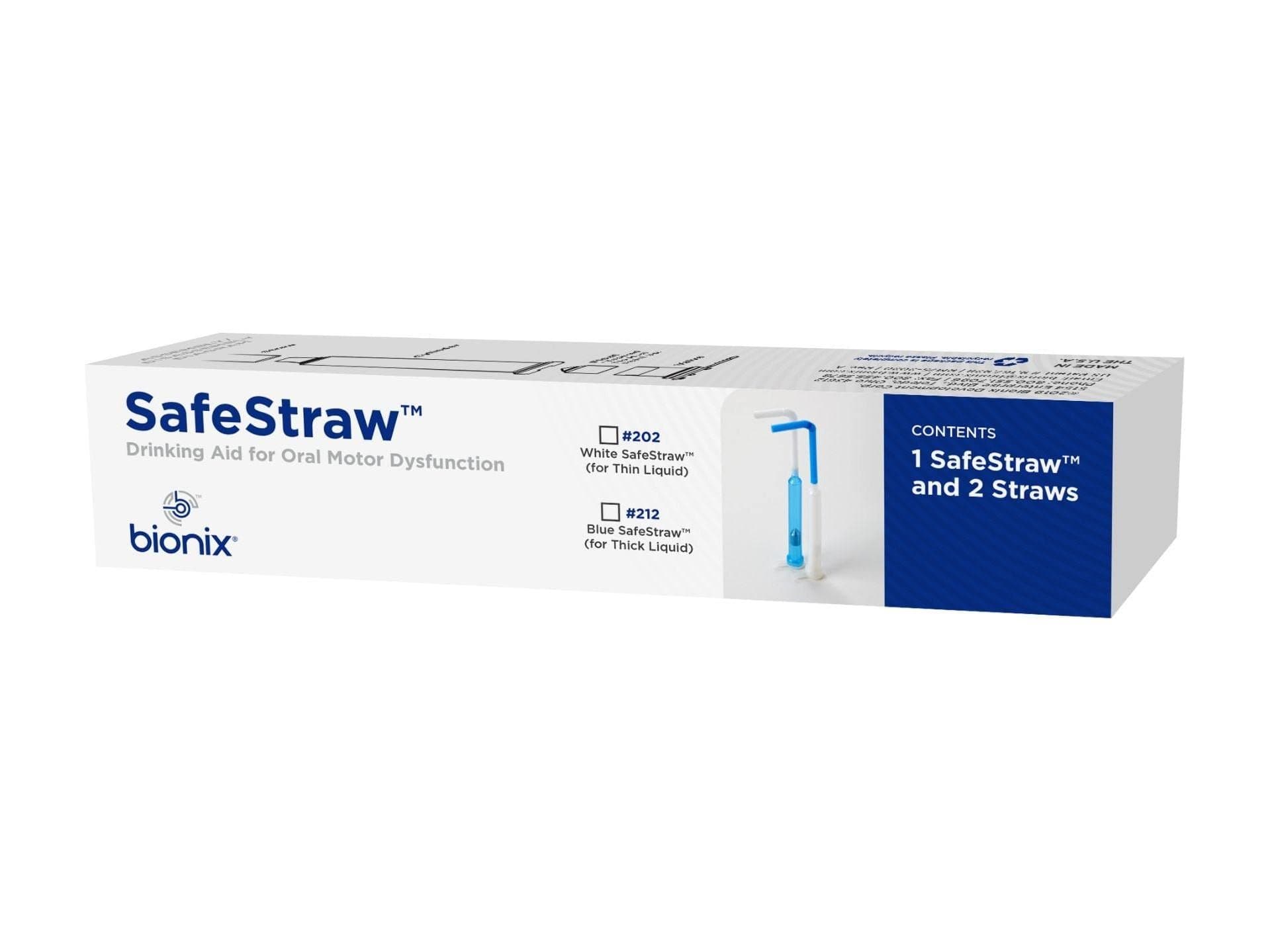 SafeStraw Drinking Aid for Dysphagia - Nectar-Thickened Fluids