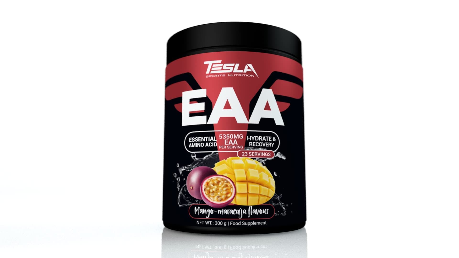 TESLA SPORTS NUTRITIONEAA Hydrate and Recovery 300gm Mango Maracuja