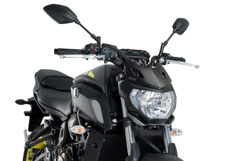 1439J Windshield Naked New Generation Sport Plus, Matt Black