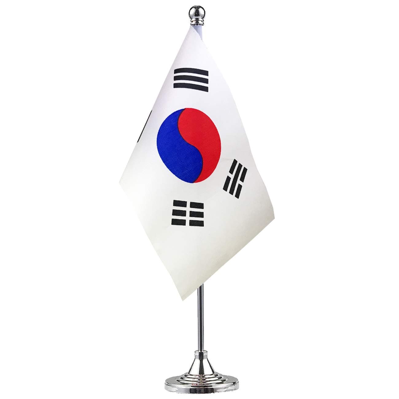 GentleGirl Korea Flag Korean Flag Table Flag,Desk Flag,Office Flag,International World Country Flags Banners,Festival Events Celebration,Office Decoration,Desk,Home Decoration