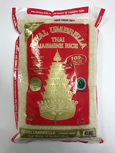Royal Umbrella Thai HOM Mali Jasmine Rice Whole 2kg