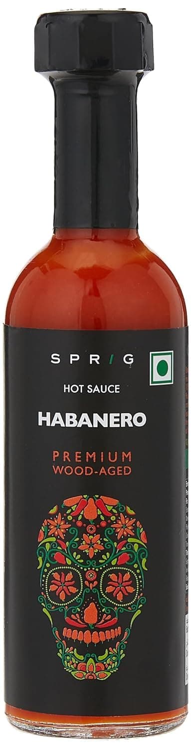 Sprig Habanero Premium Wood-Aged Hot Sauce Hot Sauce, 55 gms