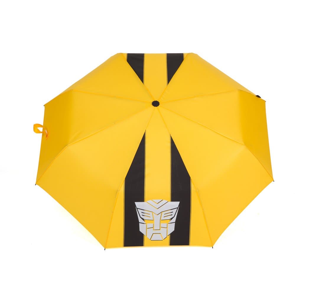 ADJOY9 Manual Cartoon 8-Rib Pongee Cloth Windproof 3-Fold Kids Mini Rain Umbrella - Big Hornet