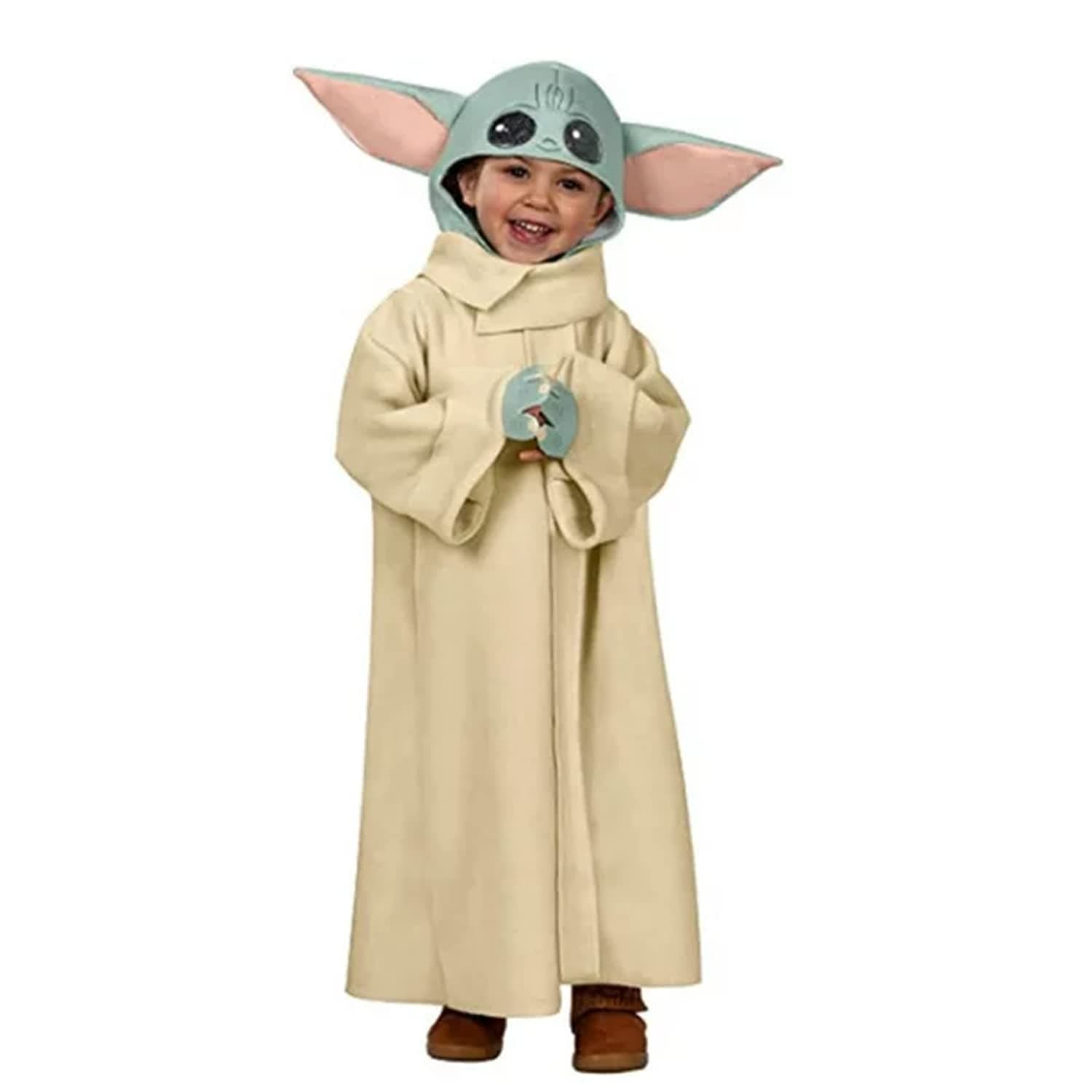 Brain Giggles Halloween Costume Cosplay - Star Wars Mandalorian Baby Yoda Costume Halloween Costume for Kids