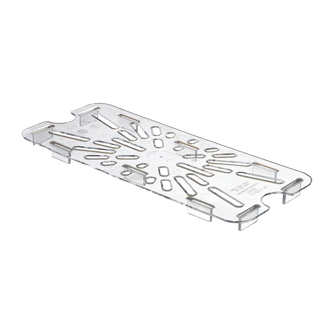 30CWD135 Camwear Clear Drain Shelf for 1/3 Size Food Pans