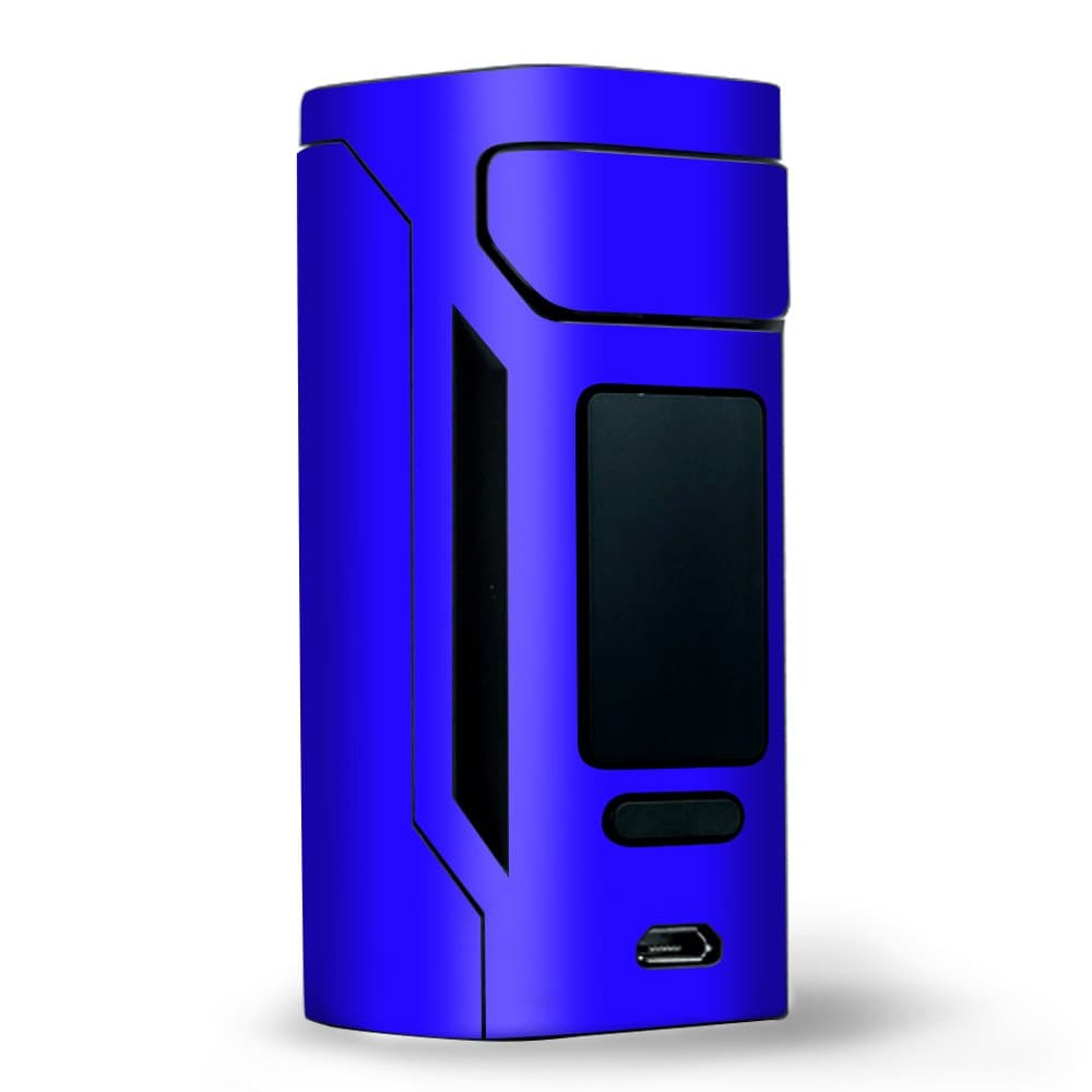 Skin Decal Vinyl Wrap for Wismec Reuleaux RX2 20700 200w Vape Kit skins stickers cover/ Bright Blue