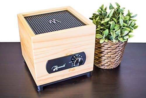 Mammoth Q3® UV-C & PlasmaWave Air Purifier Clean Air for Germ & Viruses Reduction w/ HEPA, Carbon & PCO - Real Natural Bamboo