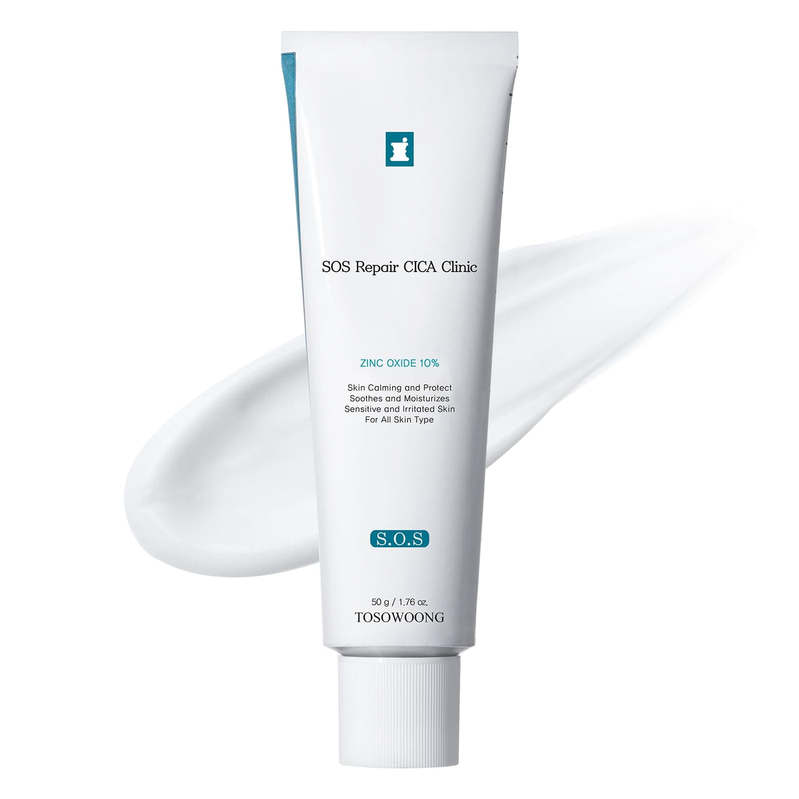 Repair Shika Jink Cream, 1.8 oz (50 g), Skin Soothing, Elasticity, Moisturizing, Skin Soothing, Zinc Oxide Cream, Dry Skin, Mixed Skin, Korean Skin Care Cosmetics