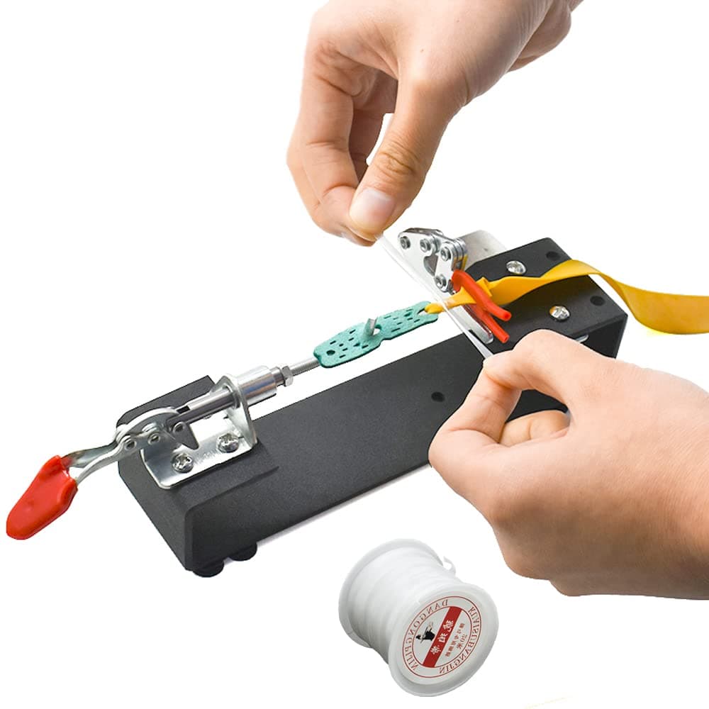 Slingshot Rubber Band Tying Tool Package, Used to Make Flat/Tubular Rubber Band Slingshot Rubber Band Binding Jig, Hunting Portable Slingshot Auxiliary Accessories (Big)
