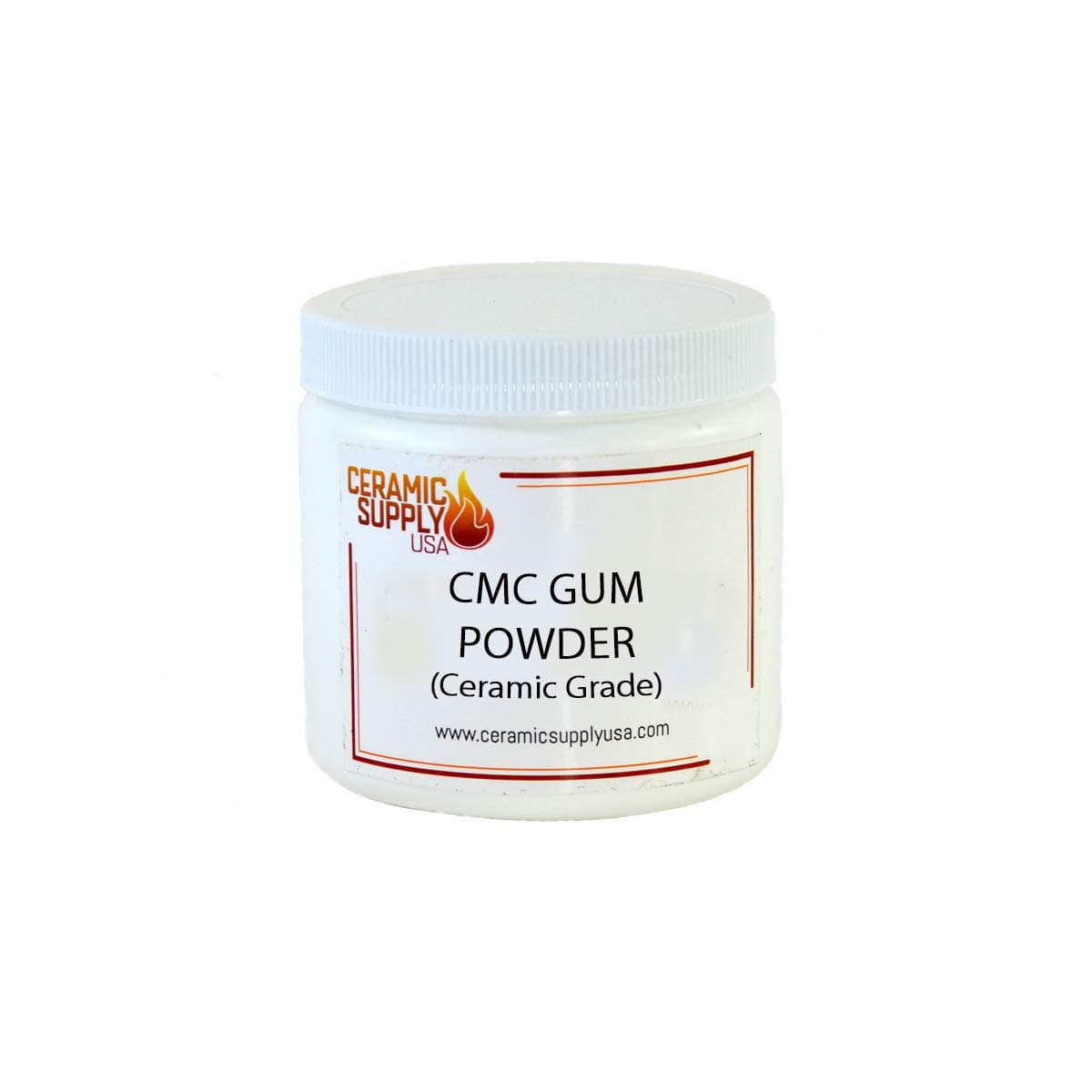 Ceramic Supply USA - CMC Gum Powder 1/2 lb - Ceramic Grade Glaze Binder - for Brushable Pottery Glazes - Improves Brushability - Reconstitute Dried Out Glazes - Binder for Enamel Powders