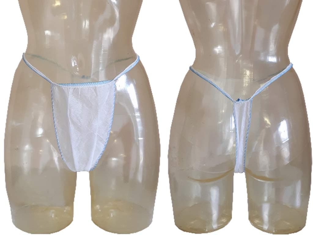 COMPTOIR DU MONDE Pack Of 100 White Disposable Thongs Women Hygiene