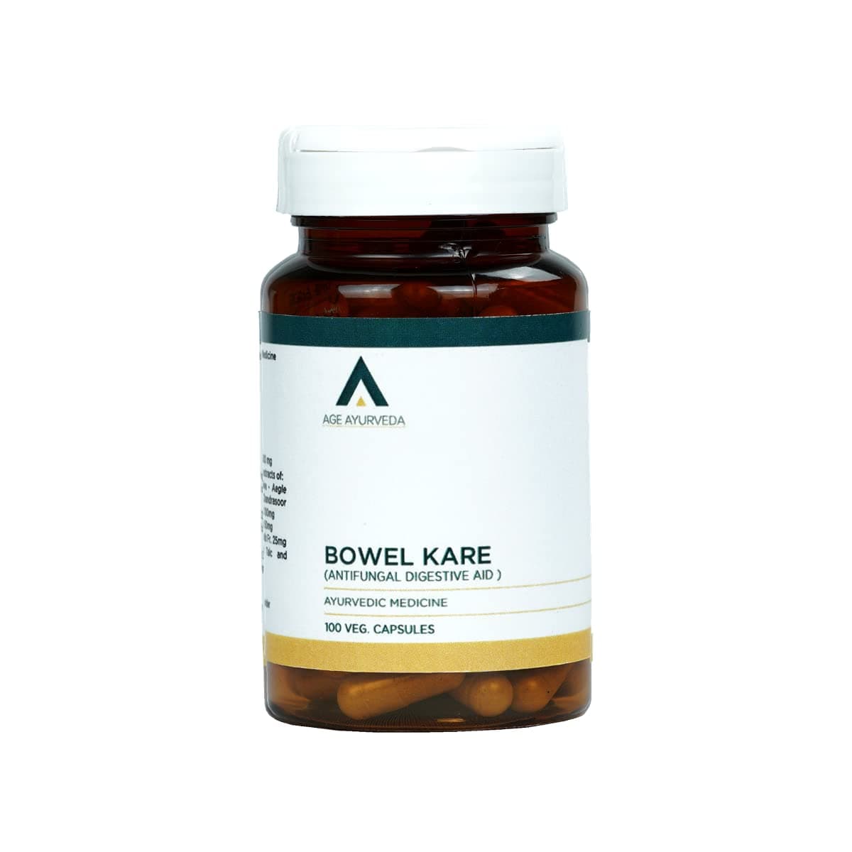 - Bowel Kare - 100 Vegetable Capsules for Digestive Health: Constipation Relief, Digestion Support, Gastric Comfort, and IBS Management | Herbal Formula with Isabgol (Pack of 1)