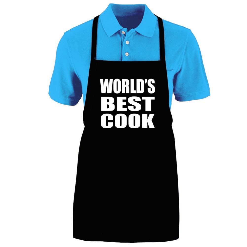 Funny "WORLD'S BEST COOK" Medium Length Kitchen Unisex Apron