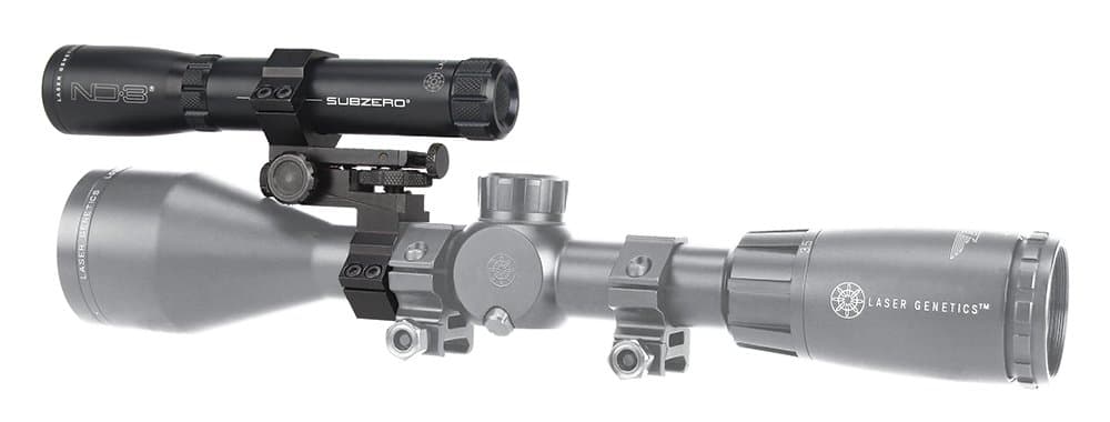 Laser Genetics ND3-XL Subzero Laser Designator with Dual Size Weaver Mounts