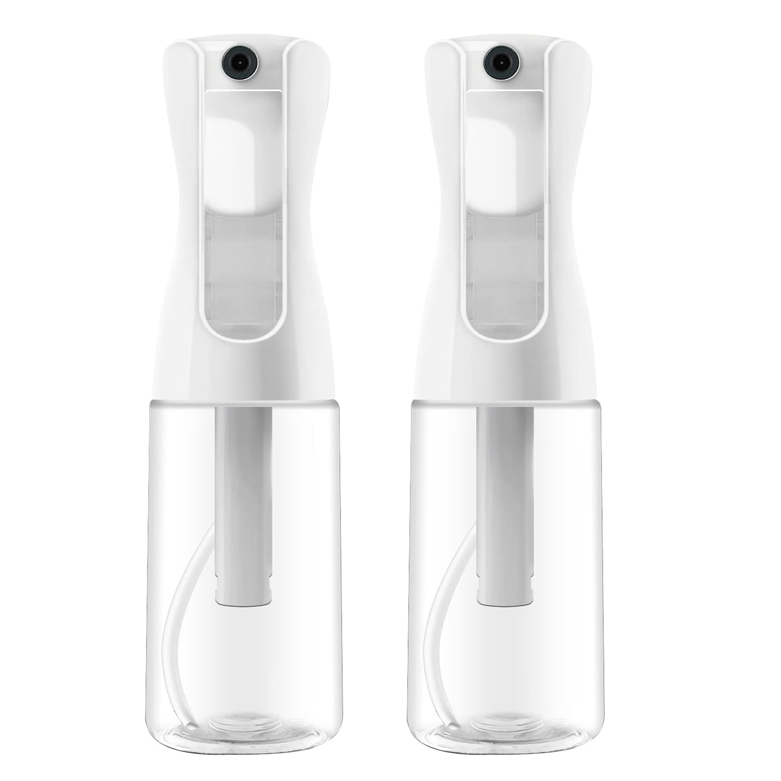 ANGLUX Spray Bottle for hair 200ml/6.8oz 2Pack Empty Ultra Fine Continuous Spray Water Bottle for Hair Styling, Cleaning,Plants, Misting & Skin Care Clear