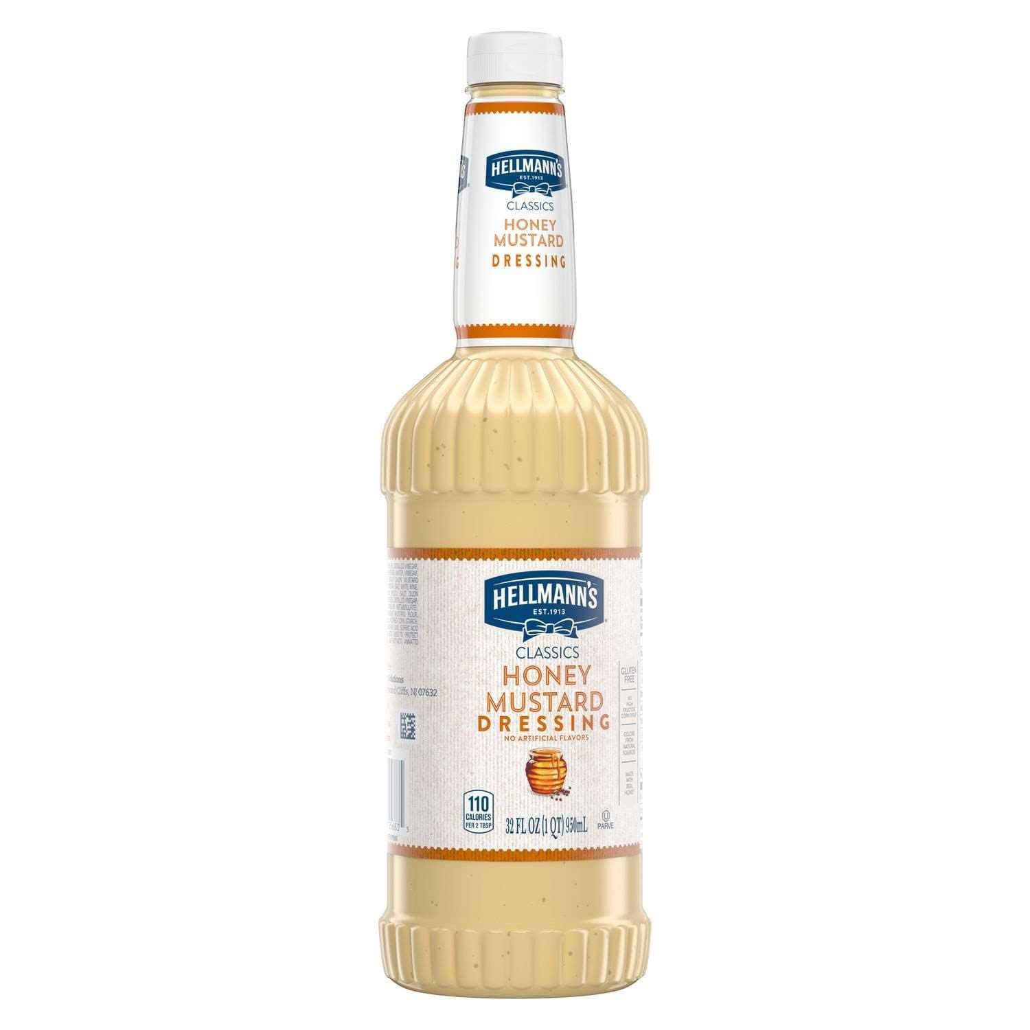 - Hellmanns Blue Ribbon Collection Honey Mustard Salad Dressing, 32 Ounce -- 6 per case.