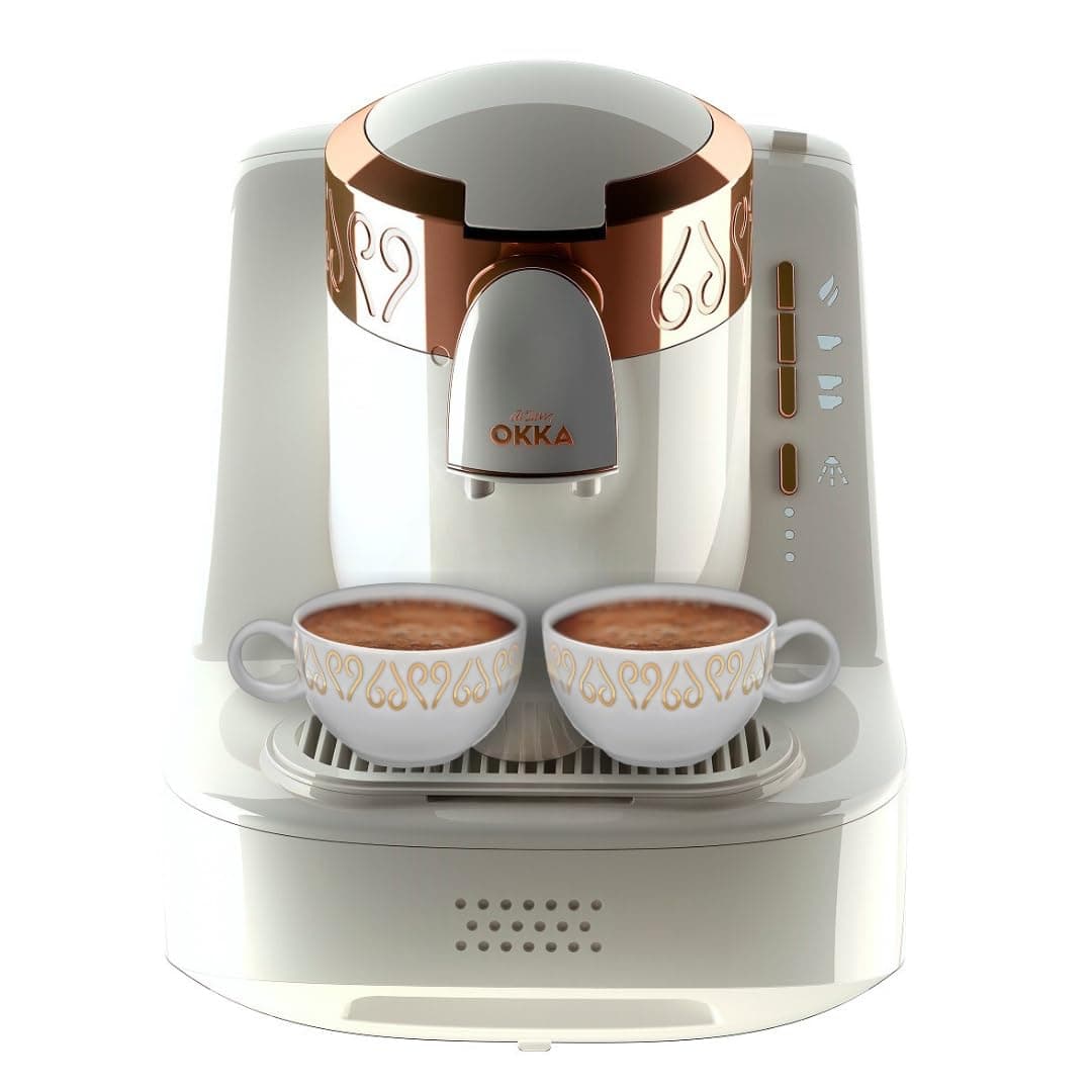 Arzum Okka Ok001 Automatic Turkish / Greek Coffee Machine, 220 - 240 V, Eu Plug White by Arzum