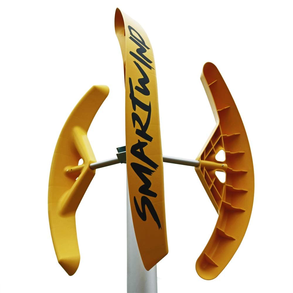 SMART WIND Household Wind Generator Small Mini Micro Wind Turbine 12V Axle Vertical Wind Blades Savonius Home Patio Roof Garden