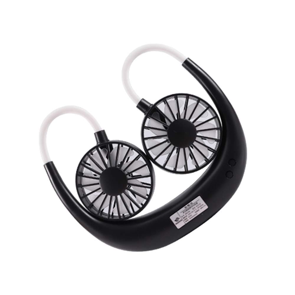 Irovami DC3.7V Mini Flexible Rotatable Bendable Neck Fan with Multi-color L-ED Lighting Eeffect 3 Adjustable Wind Speed 7 L-eaf USB C-harging Port Design Built-in 2 * 1500mAh High Capacity