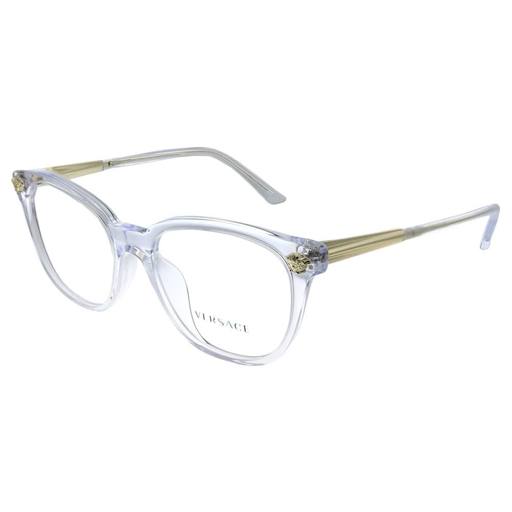 VE 3242A 148 Transparent Plastic Round Eyeglasses 54mm