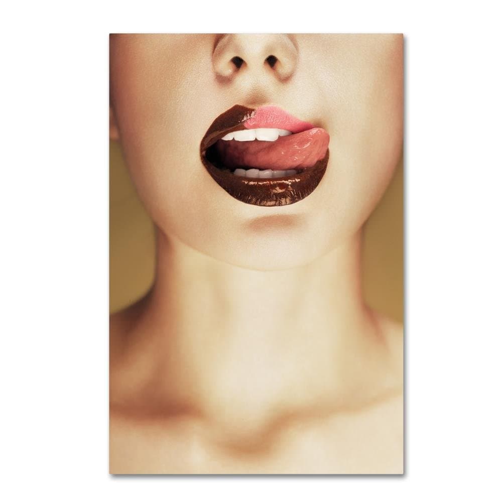 Trademark Fine Art 1X04046-C1624GG Chocolate Decorative Wall Hanging