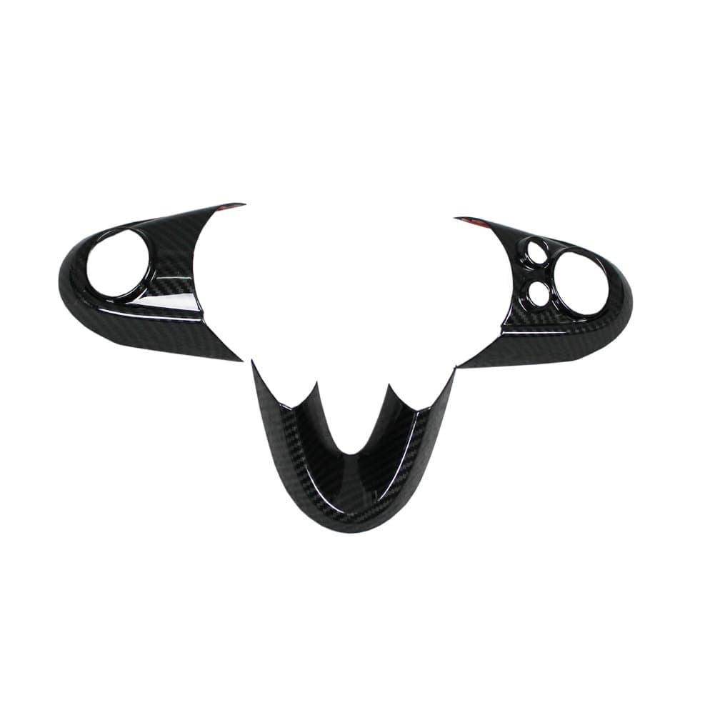 Fit for 2018 2019 2020 2021 2022 2023 Mini Cooper/Mini Cooper S Wheel Steering Trim Panel Cover Trims ABS Carbon Fiber