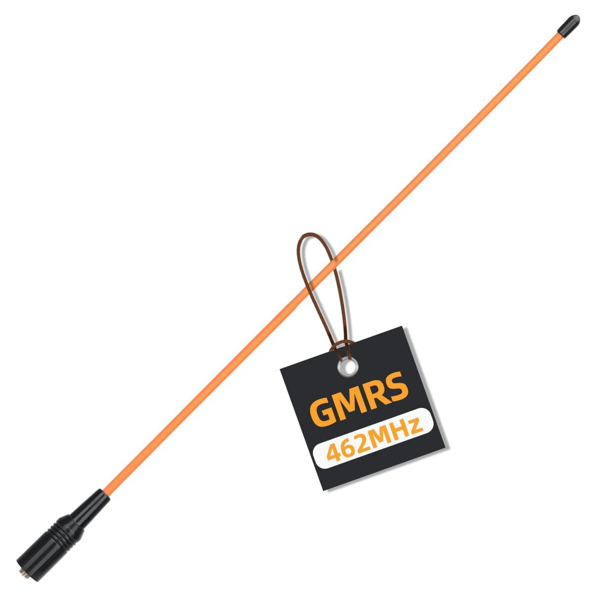 ABBREE AR-771C GMRS (155/462MHz) Antenna 15.3inch Whip Antenna SMA-Female for Baofeng UV-5R UV-5G Mini GMRS GM-15Pro GM-5RH UV-5G Plus TD-H3 UV-9G Radioddity GM-30 Plus GMRS Radios(Orange)