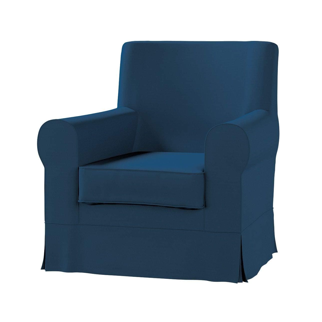 FRANC Textile 613–702–30 Ektorp Jennylund Arm Chair One Seater Burdeaux Fabric Cotton Panama Sesselhusse, Navy