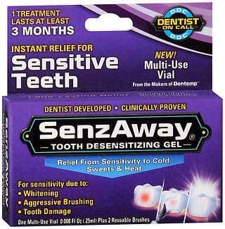 Senzzzzz Away Tooth Desensitizer - 1 ct, Pack of 2
