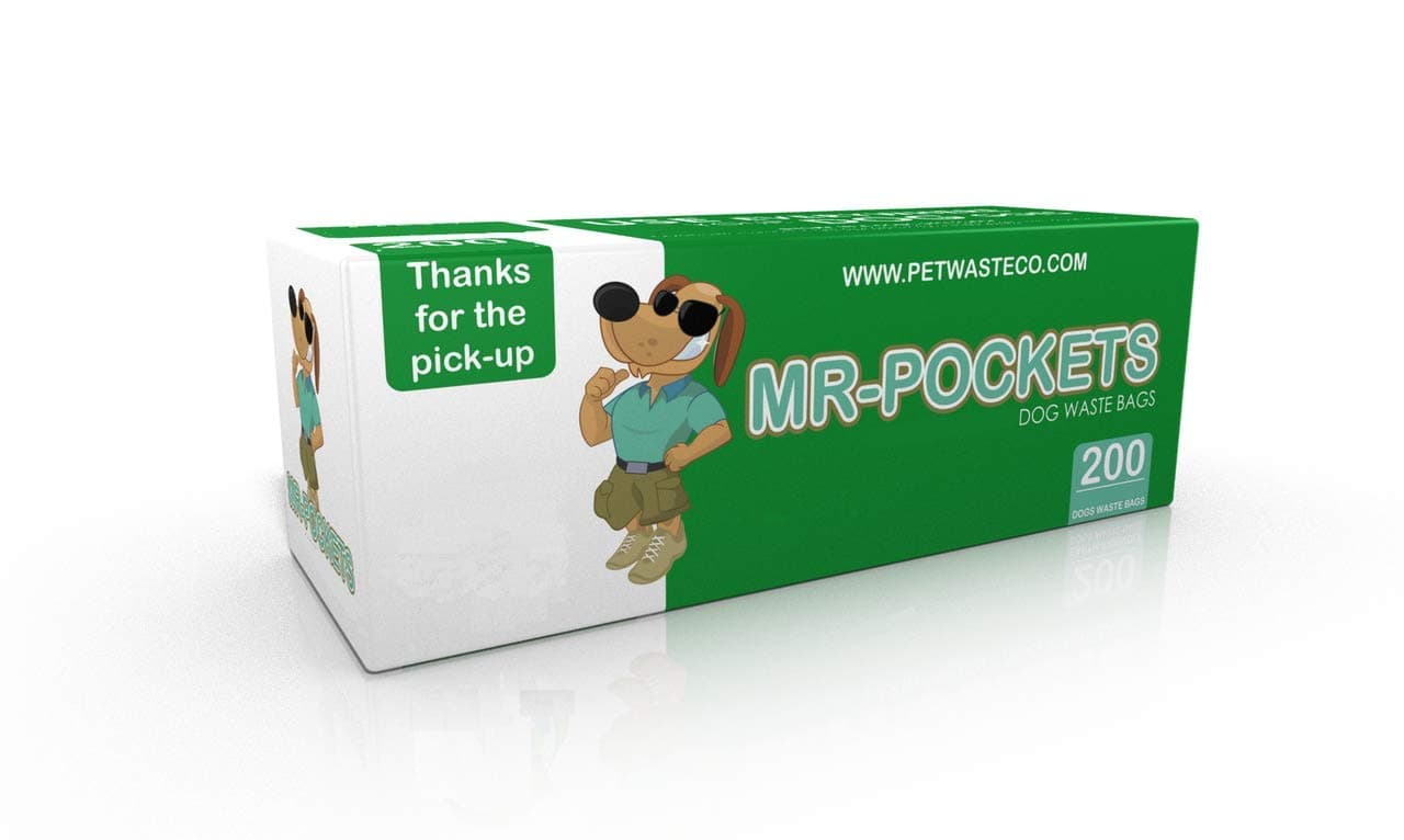 Pet Waste Bags (10) Rolls (2000) 8 x 13 Dog Waste Bags (PWC-003)