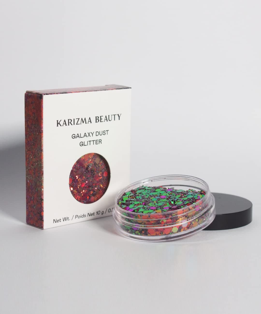 KARIZMA Galaxy Dust Body Glitter - 10g Chunky Face, Hair, and Eye Glitter for Women - Rave and Festival Accessories, Cosmetic Makeup - Loose Set