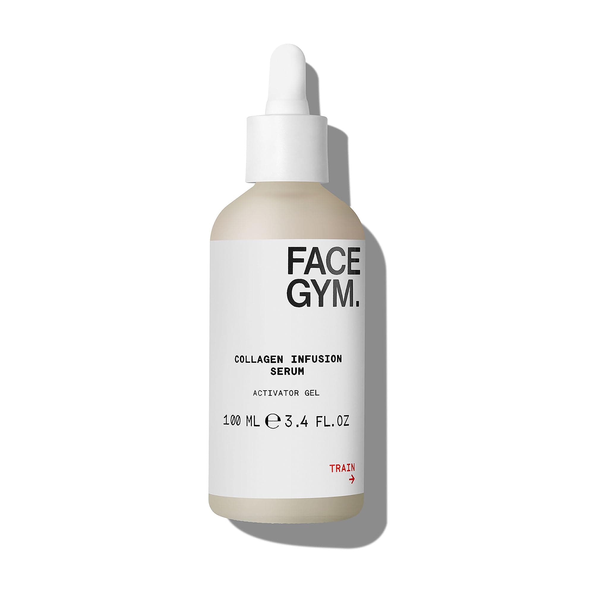 FACEGYM Anti-Aging Skin Serum for Face, Collagen Infusion Face Serum 3.40 Fl Oz, FACE GYM Hyaluronic Acid serum for Firm, Plump & Hydrated Skin, Reduce Wrinkles & Age Spots (100 ML)