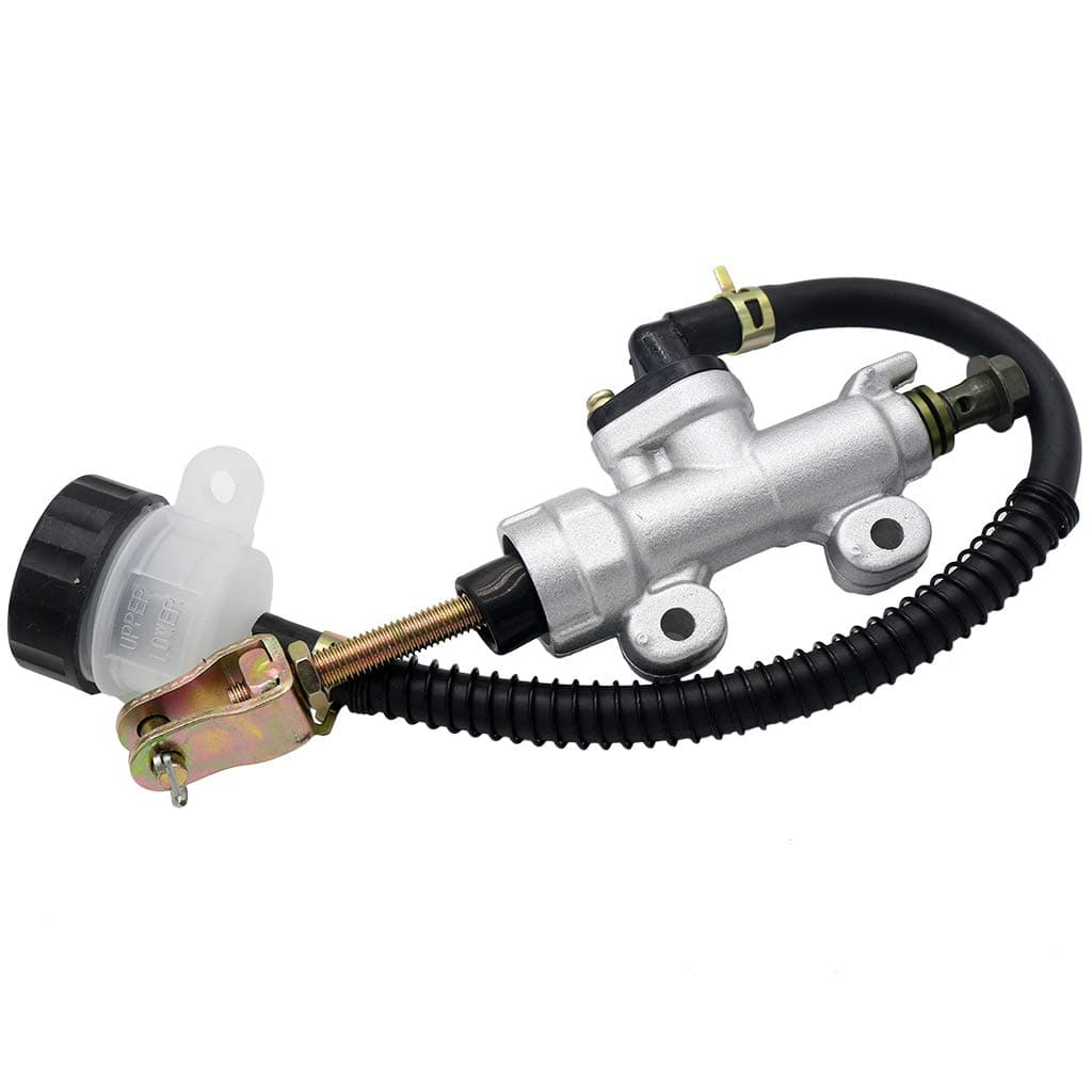 Rear Brake Master Cylinder Reservoir for 50cc 70cc 110cc 125cc Yerf Dog 150cc Arctic Cat 700 EFI 2006 Roketa Taotao ATV Dirt Pit Bike American Sportworks Carbide 150cc Karts Honda ATC 250R