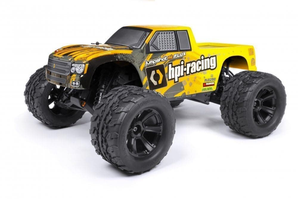Racing 160030 Jumpshot 1/10 Monster Truck Flux 2WD Grey / Yellow, RTR