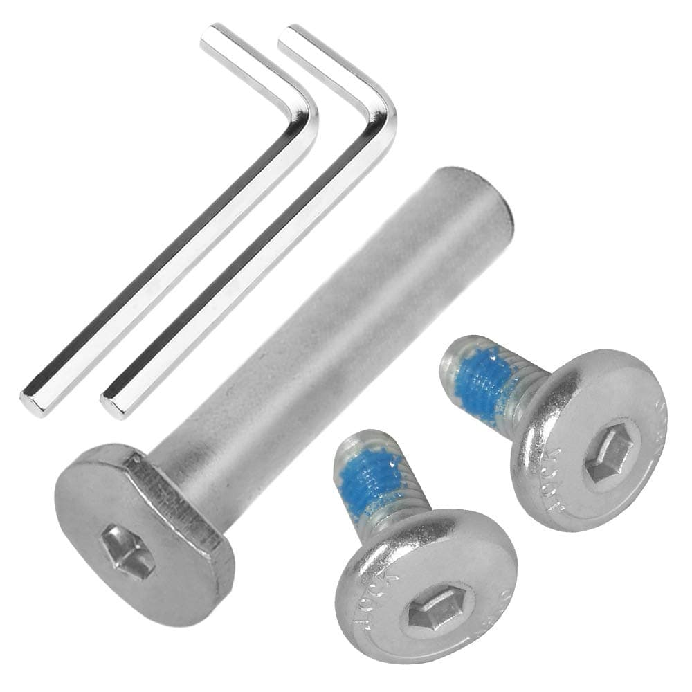Hex Lock Male and Female Front Rear Kids Scooter Parts M8 Screws for 2-3-4-Wheel Kick Scooters Axles Repair Tools