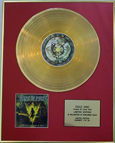 Century Music Awards CRADLE OF FILTH - CD 24 Carat Gold Coated Disc - DAMNATION AND A DAY
