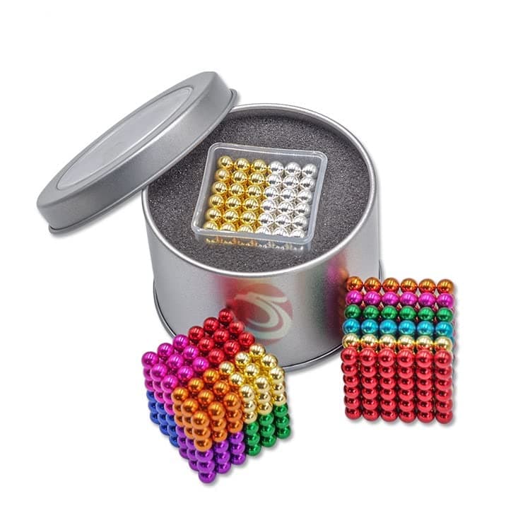 Parshya Finger Fingear Magnetic Ring Stress Relief Toys. Stress Relief Gadgets for Boys & Girls of 6 and Up Years - Multicolor (M_Ball)