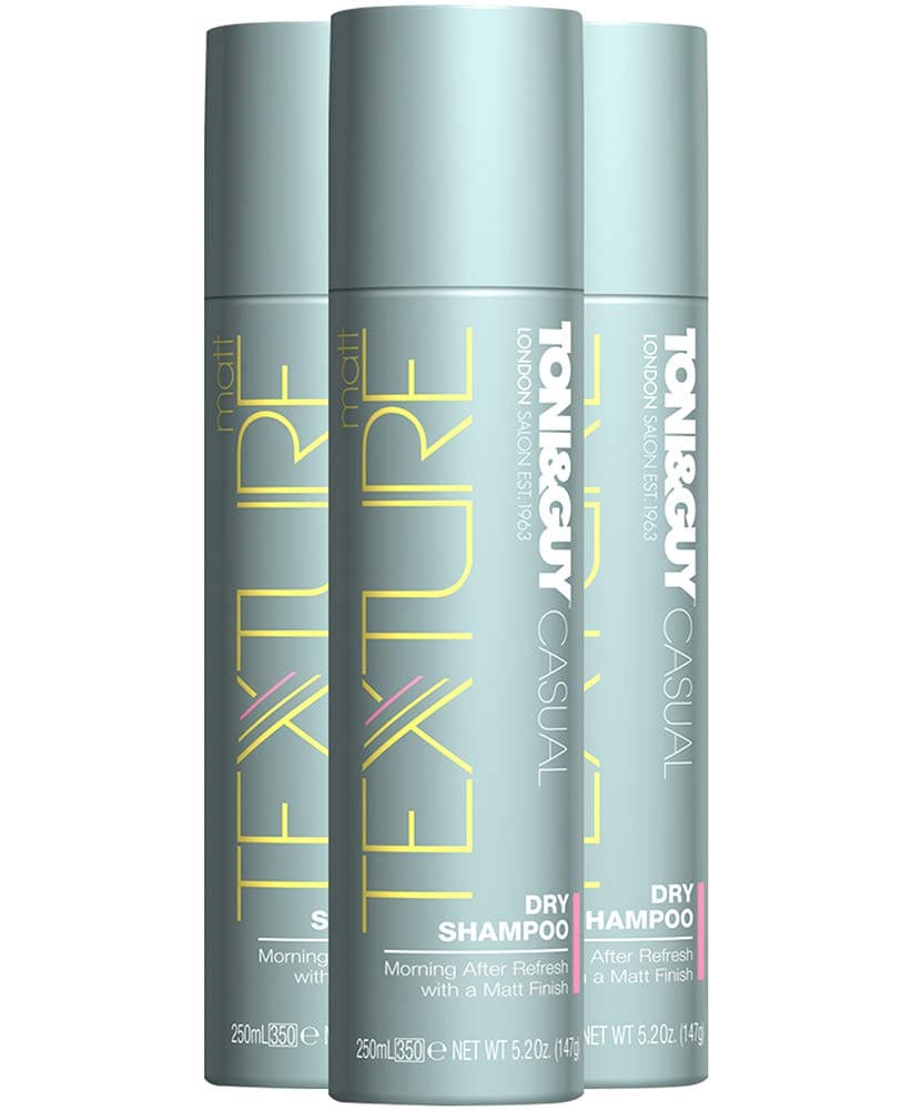 Toni & Guy Casual Matte Texture Dry Shampoo, 5.2 Ounce (Pack Of 3)